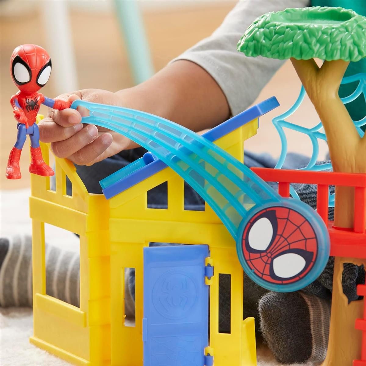 Hasbro Sammelfigur Marvel Spidey und Seine Super-Freunde Spielplatz Spielset Action-Figur – Bild 4 von 5