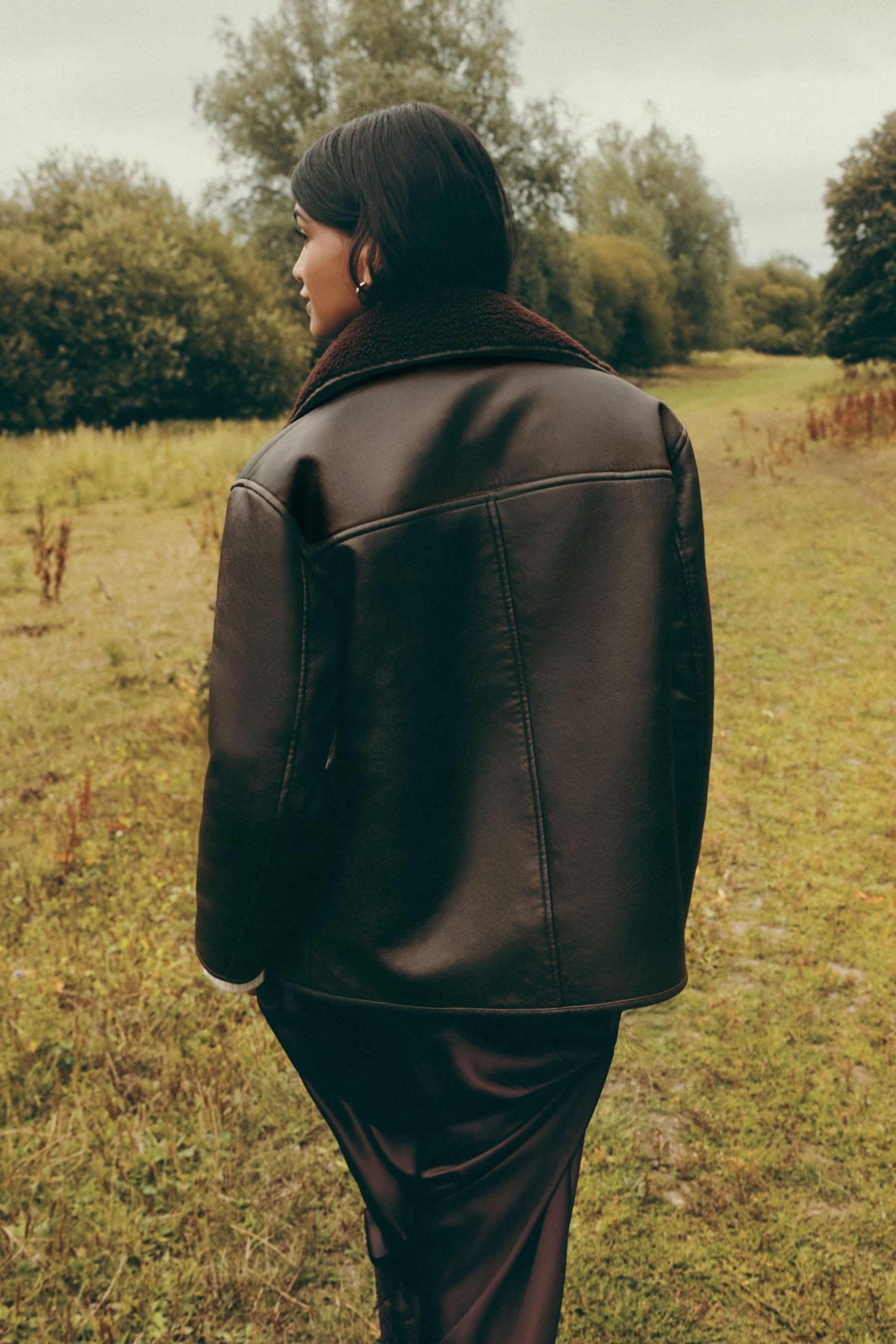 Friends Like These Lederimitatjacke Friends Like These Oversized Fit Jacke günstig online kaufen