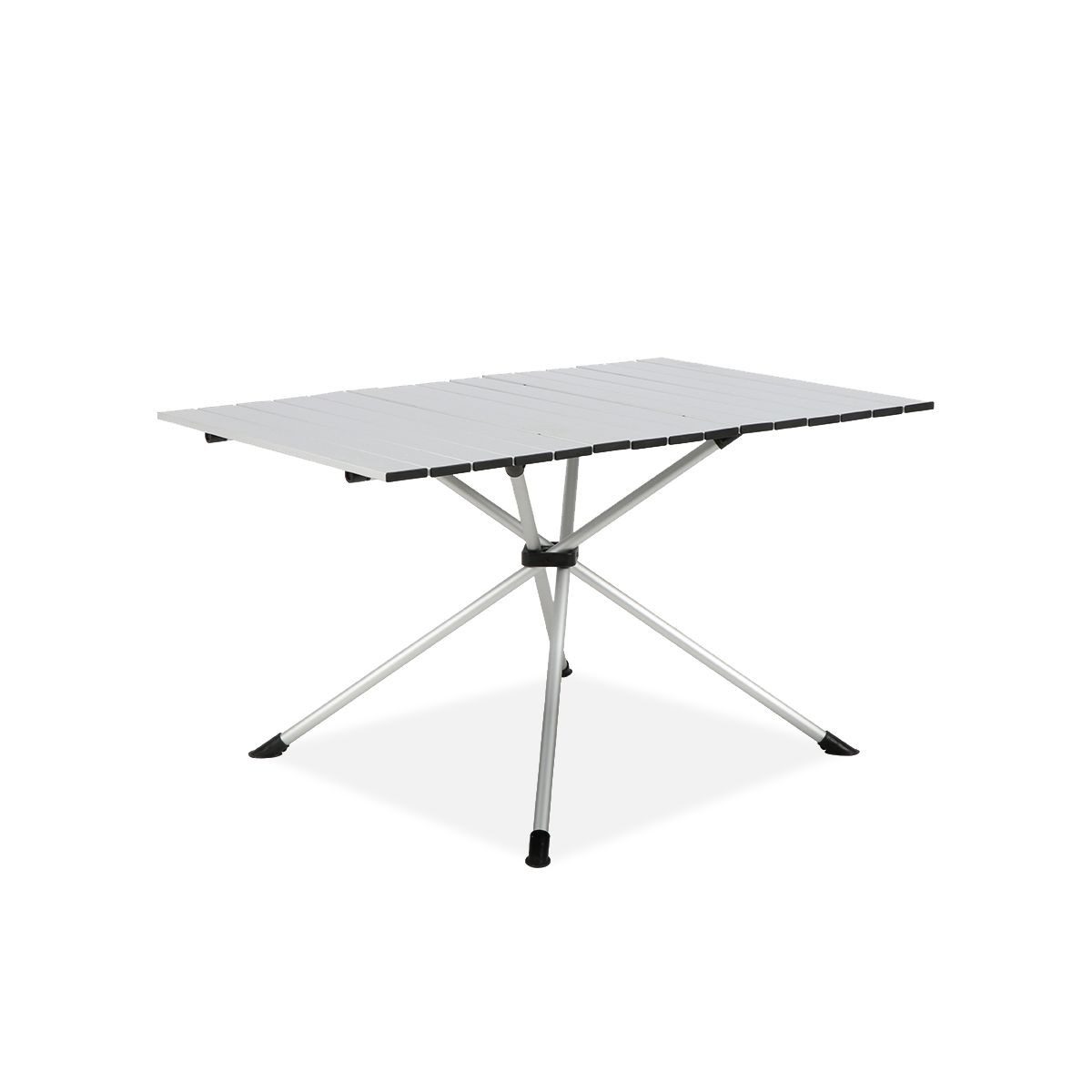 Portal Outdoor Campingtisch Klapptisch Falttisch Faro Rolltisch Alu 88 x 60 cm (Spar-Set, inkl. Transporttasche), platzsparend klappbar und absolut wetterfest