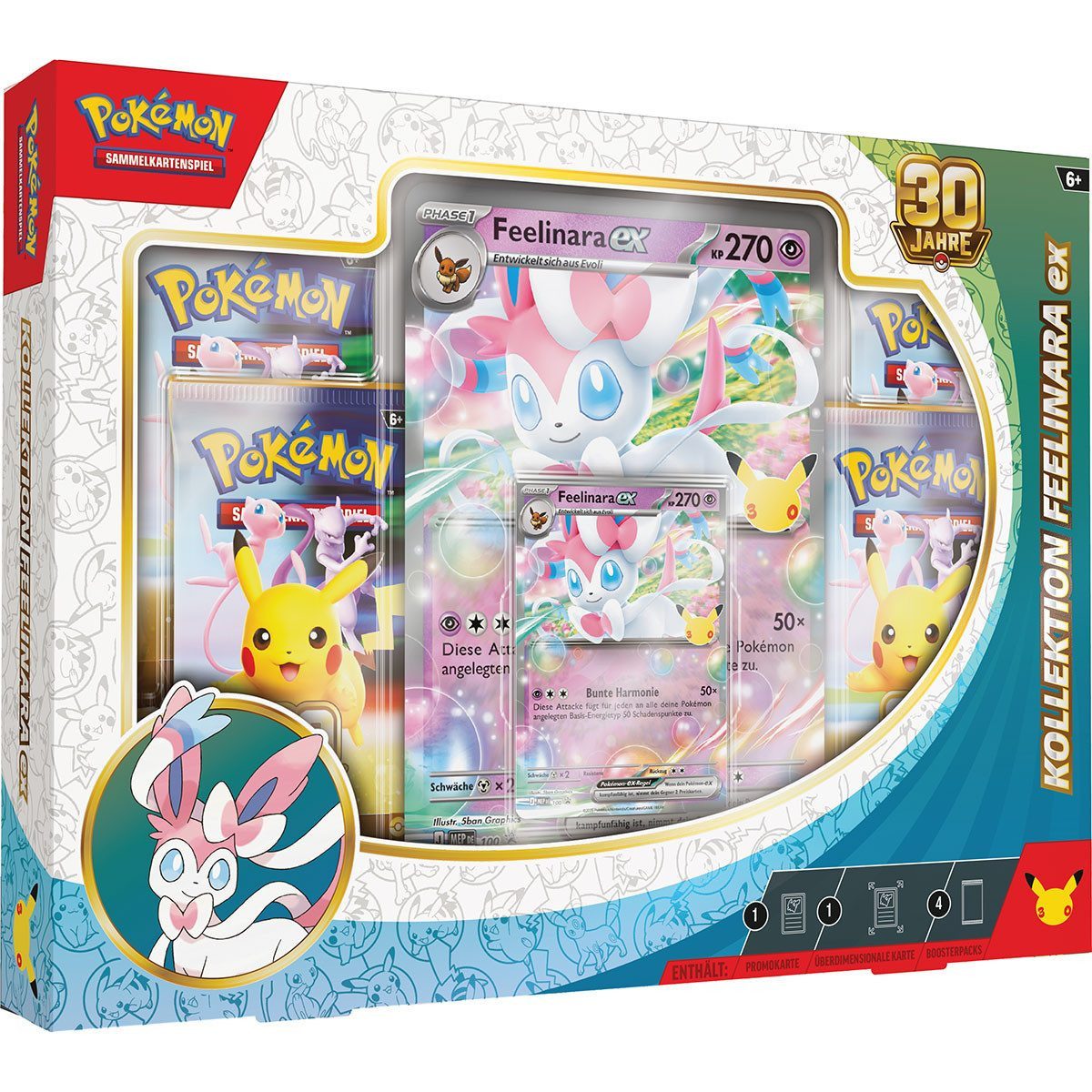 POKÉMON Sammelkarte Pokemon 30 Jahre Feelinara-ex Kollektion - DE