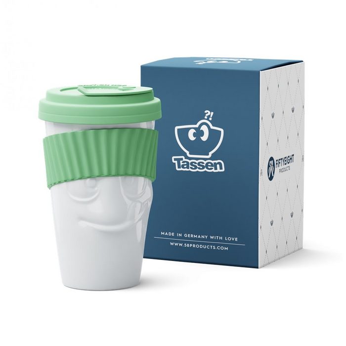 FIFTYEIGHT PRODUCTS Coffee-to-go-Becher To Go Becher Lecker Mint 100% Made in Germany