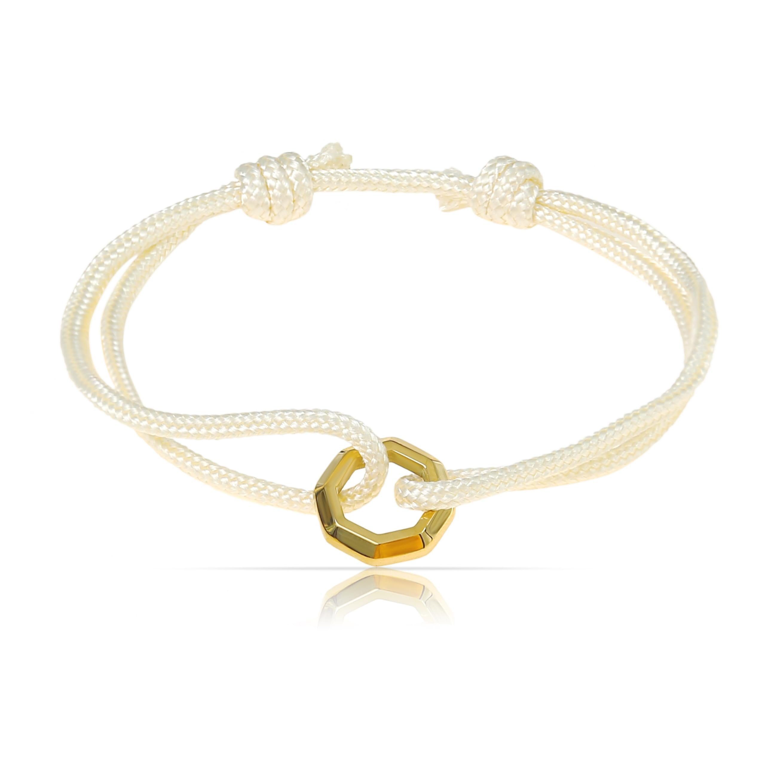 MADE BY NAMI Armband Herren & Damen Surfer Segeltau Armband Beige Gold Handgemacht & Geflochten - Maritimes & Minimalistisches Armband mehr