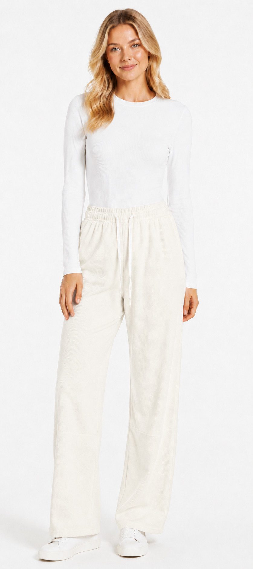 Antonio Leggings Damen Wellness-Leggings mit Streifen elastisch sportlicher Look