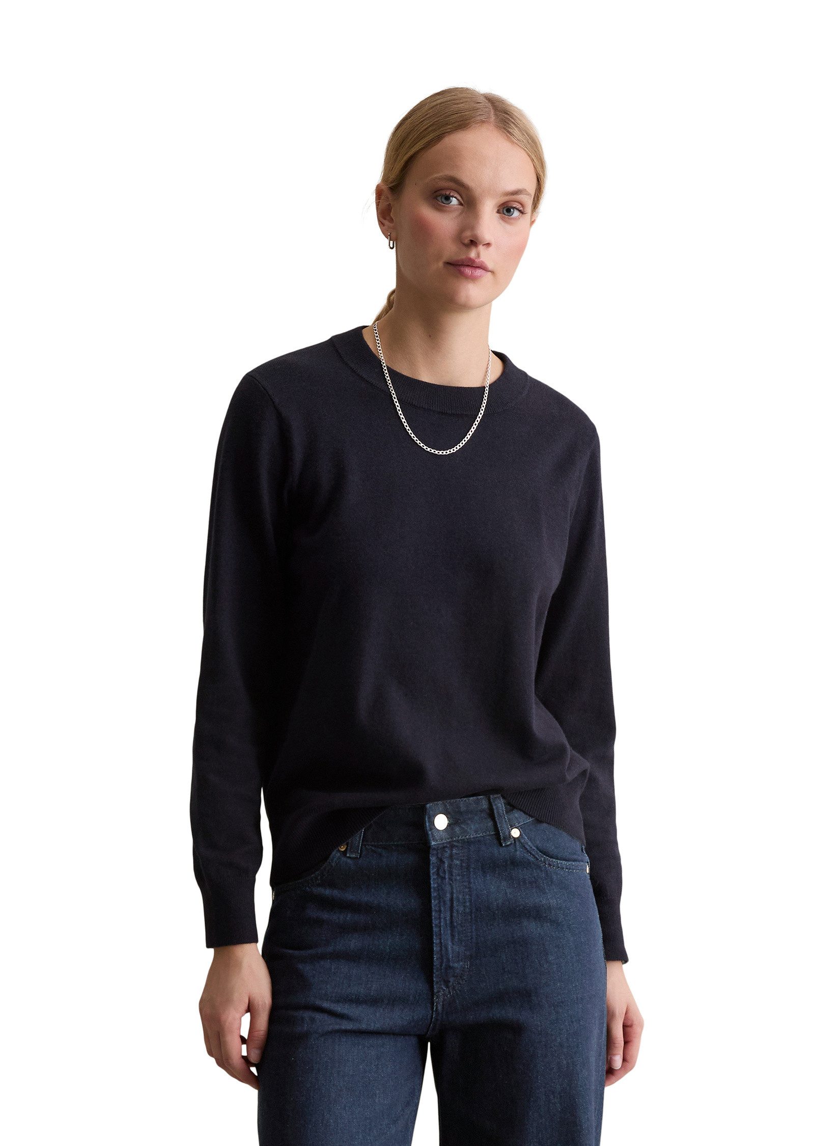 Marc O'Polo DENIM Strickpullover aus Soft Cotton Stretch