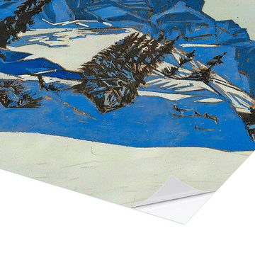 Posterlounge Wandfolie Carl Reiser, Alpspitze, Malerei
