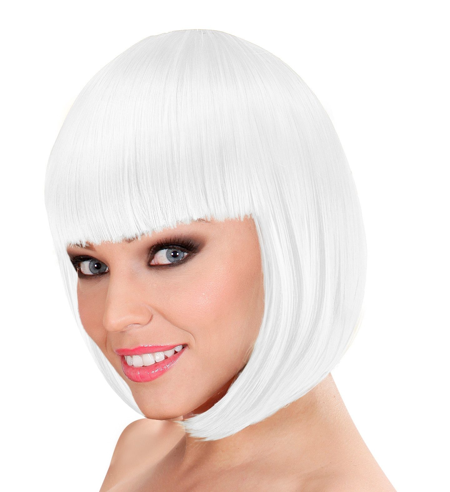 Kostüm-Perücke Perücke 'Lou Lou' für Damen, Weiß