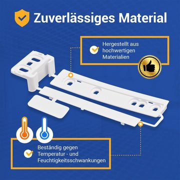 VIOKS Montagezubehör Kühlschrank Türmontageset Ersatz für AEG 223034904/1, für Schlepptür Kühlschrank Gefrierschrank