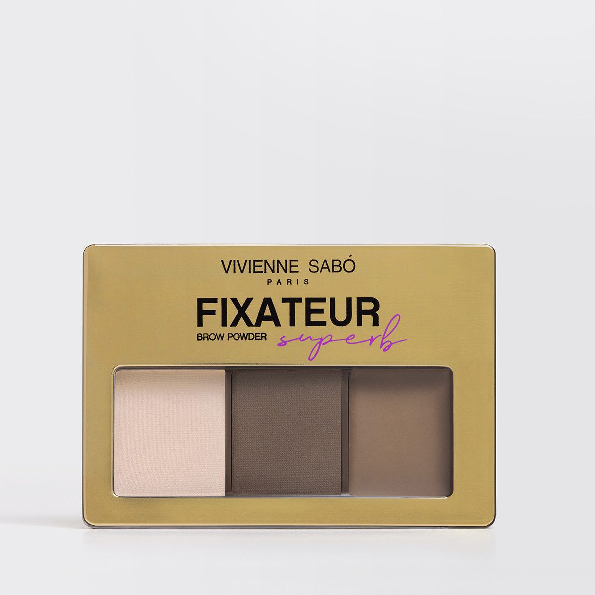 VIVIENNE SABO Augenbrauen-Puder Kit Brow Trio Fixateur Superb 01