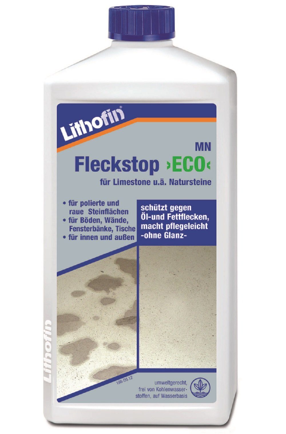 Lithofin LITHOFIN MN Fleckstop Eco, 1Ltr Naturstein-Reiniger