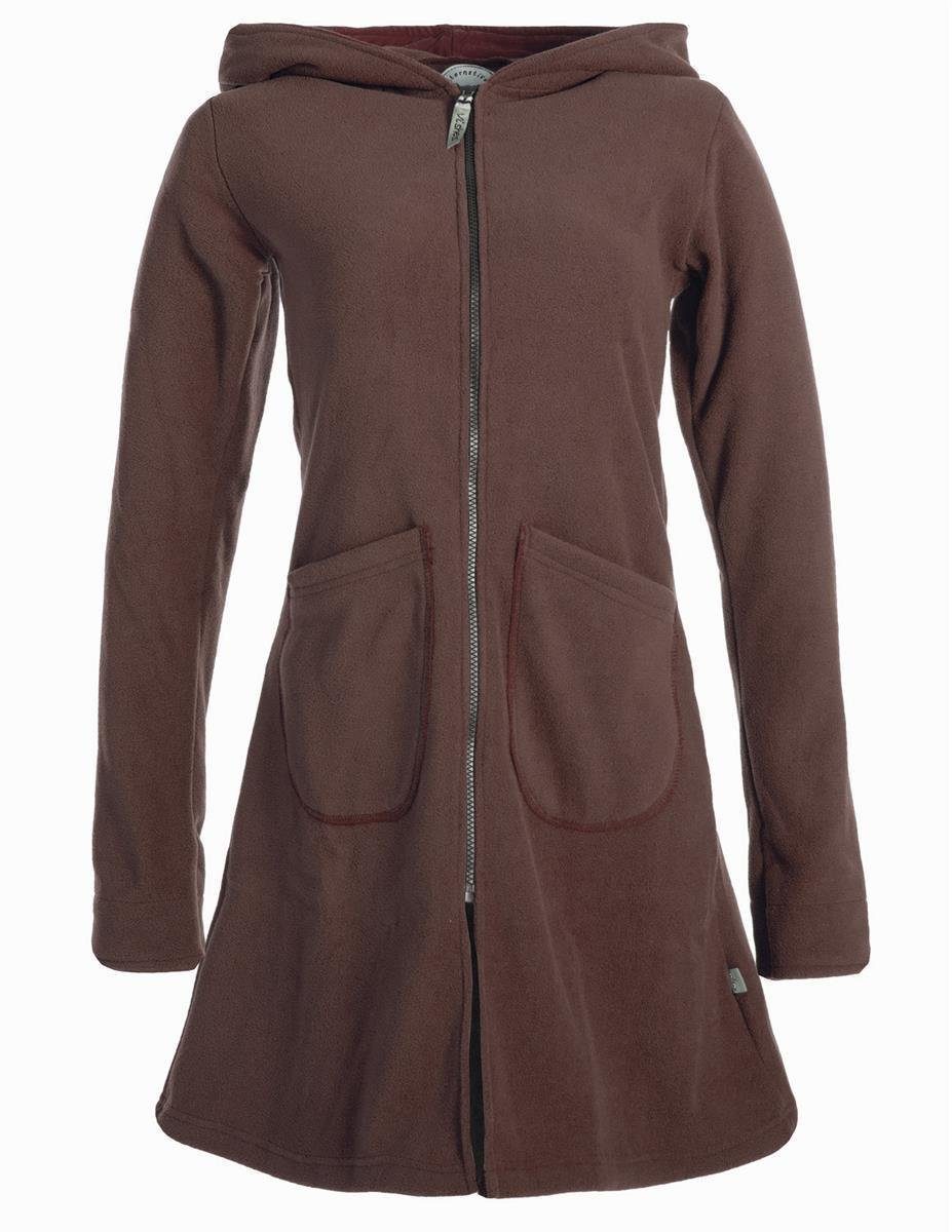 Vishes Wintermantel Elfen Eco Fleecemantel mit Kapuze Hippie, Goa, Ethno Bo günstig online kaufen