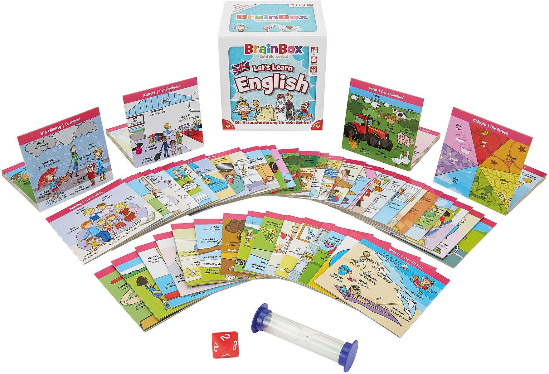 BrainBox Spiel Let's Learn English, Lernspiel – Bild 4 von 5