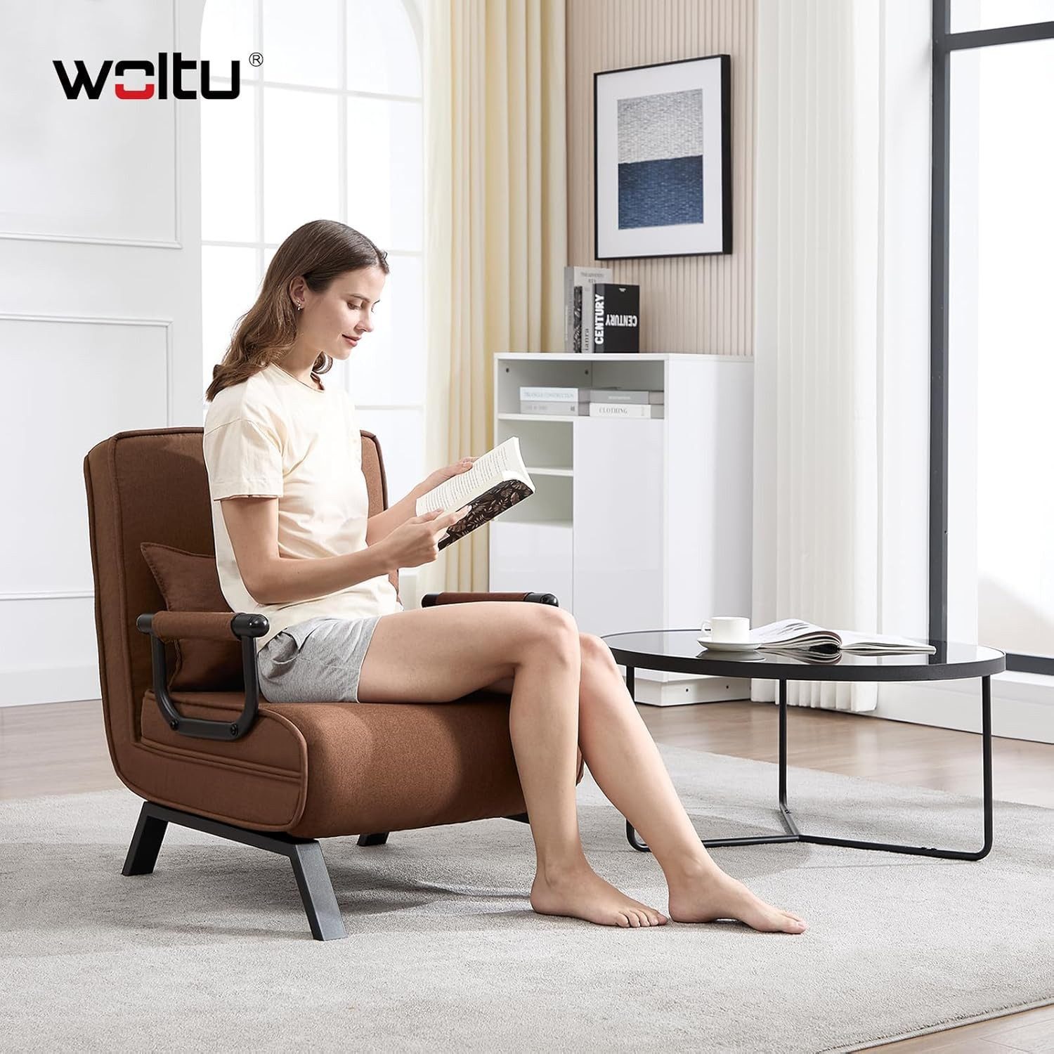 Woltu Schlafsofa, 1 Teile, Schlafsessel 3 günstig online kaufen