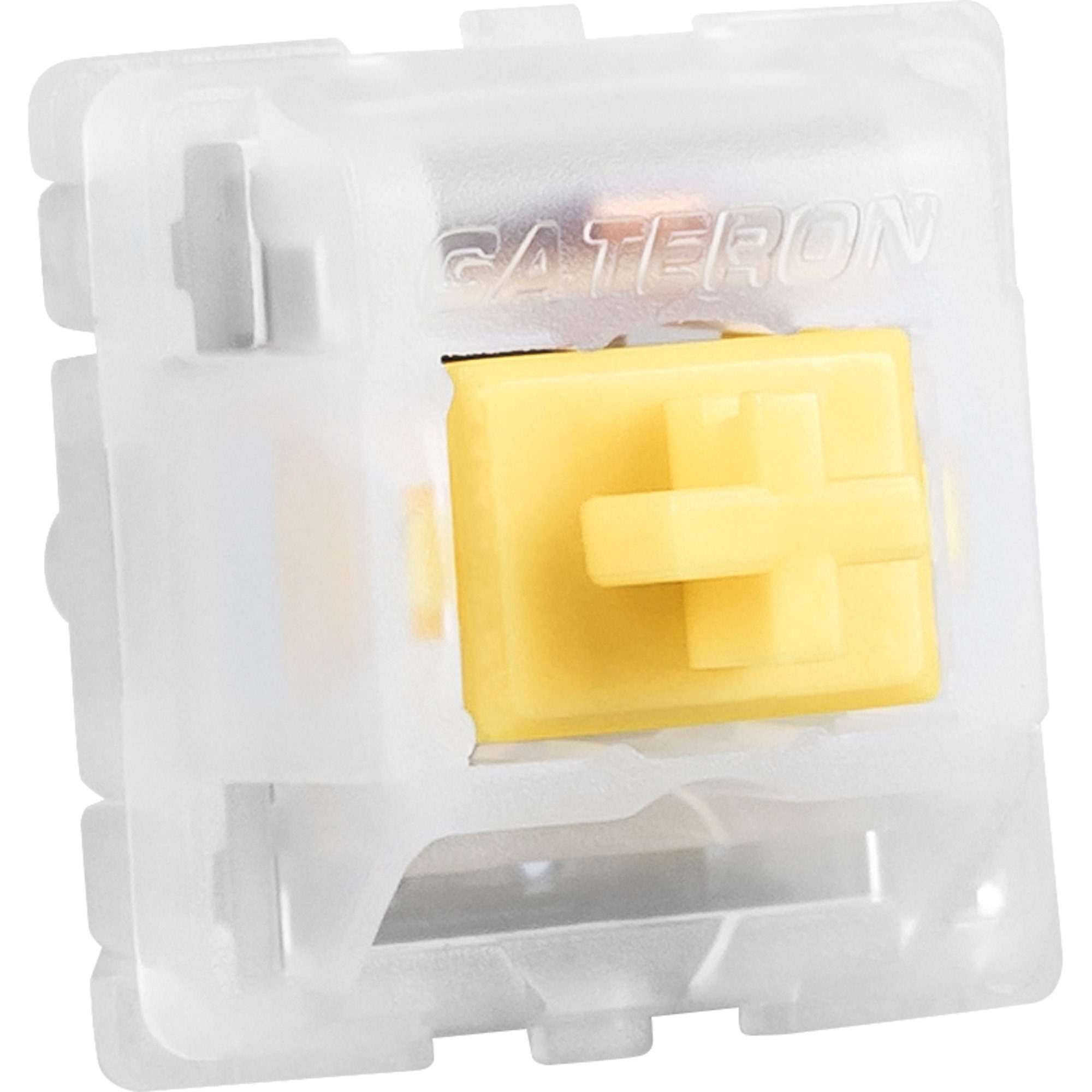 Sharkoon Tastatur-Tastenkappen Gateron Cap Milky-Yellow Switch-Set
