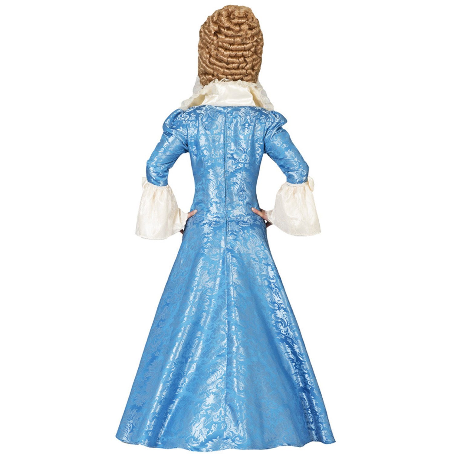 Funny Fashion Kostüm Barock Kostüm 'Johanna' für Damen, Hellblau