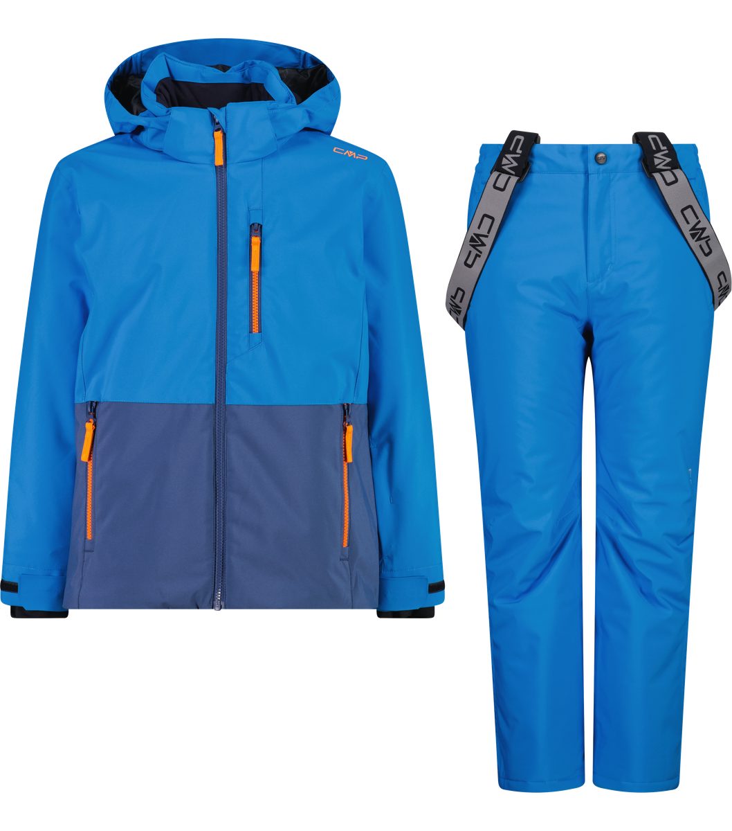 CMP Skianzug KID SET JACKET AND PANT (2-tlg), für Kinder, zweiteiliges Set aus Jacke und Hose, sportlicher Stil