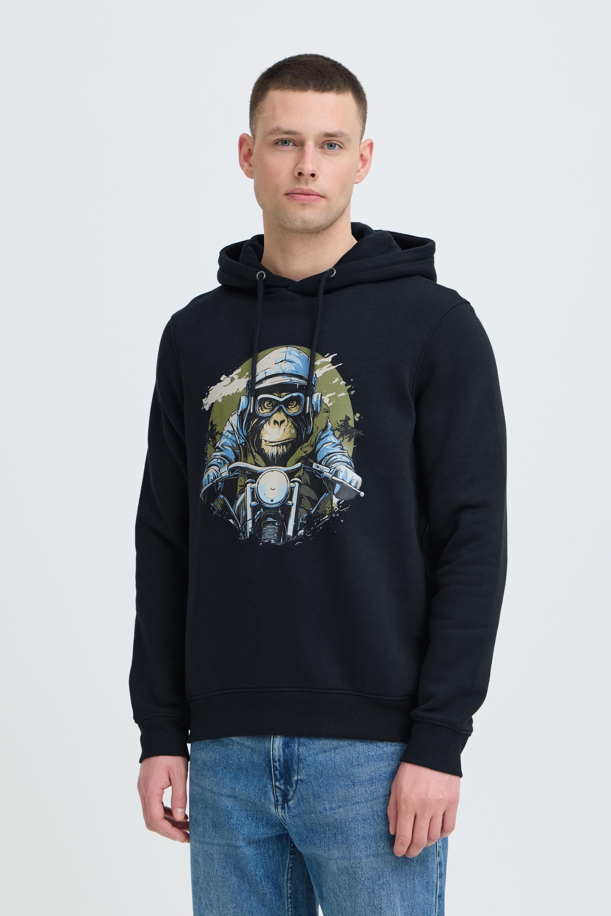 Blend Kapuzenpullover BHRona Animal print Hoodie mit Animal Print