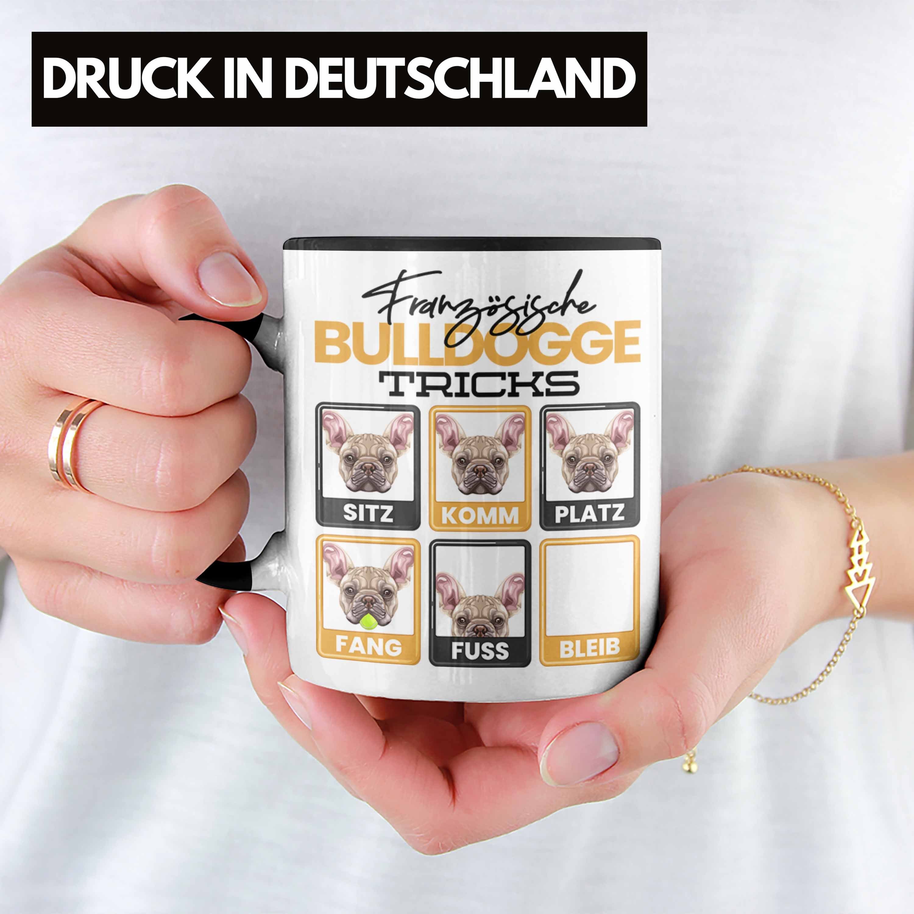 Geschen Besitzer Bulldogge Spruch Tasse Schwarz Trendation Geschenk Französische Lustiger Tasse