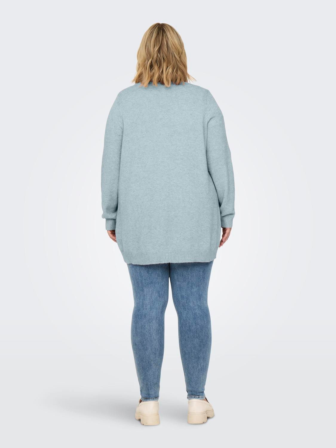ONLY CARMAKOMA Strickjacke CARESLY L/S OPEN günstig online kaufen