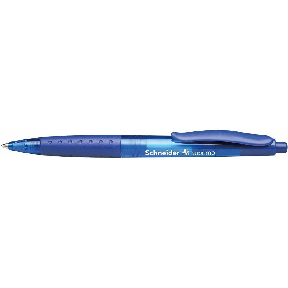 Schneider Permanentmarker Kugelschreiber Schneider Kugelschreiber Suprimo blau Schreibfarbe blau