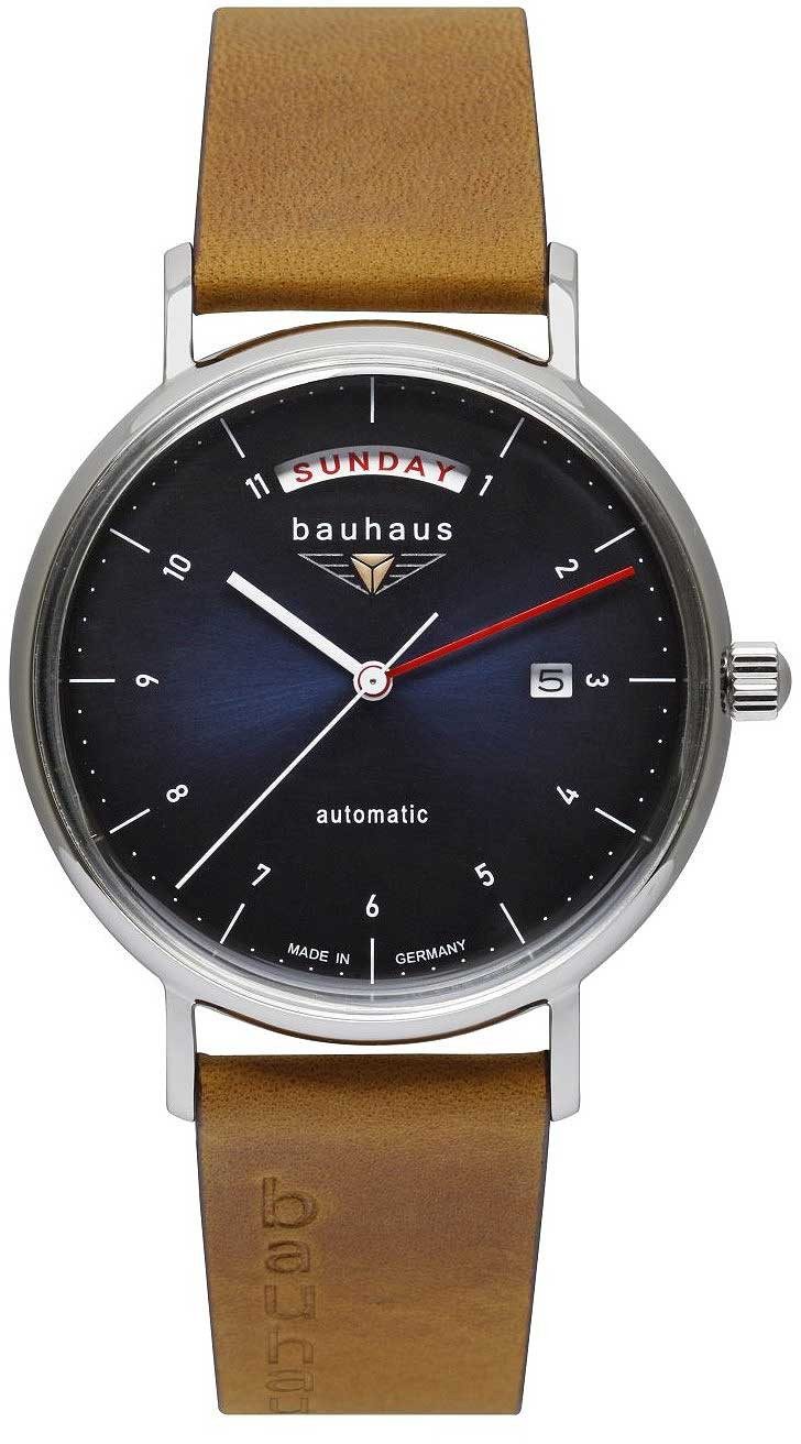 bauhaus Quarzuhr Herrenuhr Automatik Edelstahl - Bauhaus Modell: 2162-3