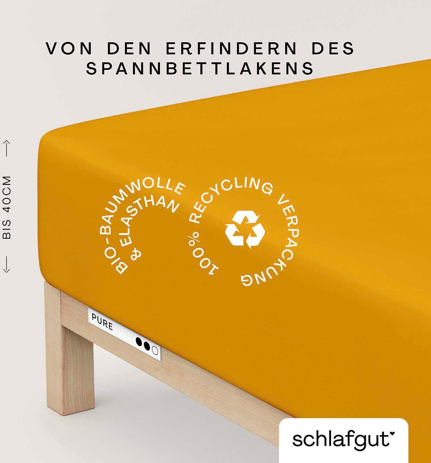Schlafgut Spannbettlaken PURE BOXSPRING in Gr. günstig online kaufen