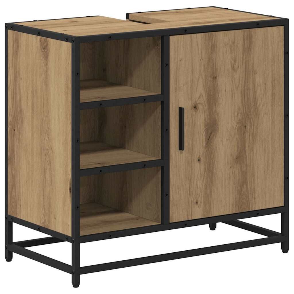 vidaXL Badezimmer-Set Badezimmer Waschbecken Schrank mit günstig online kaufen