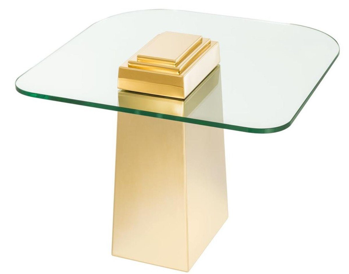 Casa Padrino - cm Gold 51 Qualität Beistelltisch x 65 x Luxus 65 H. Beistelltisch Luxus