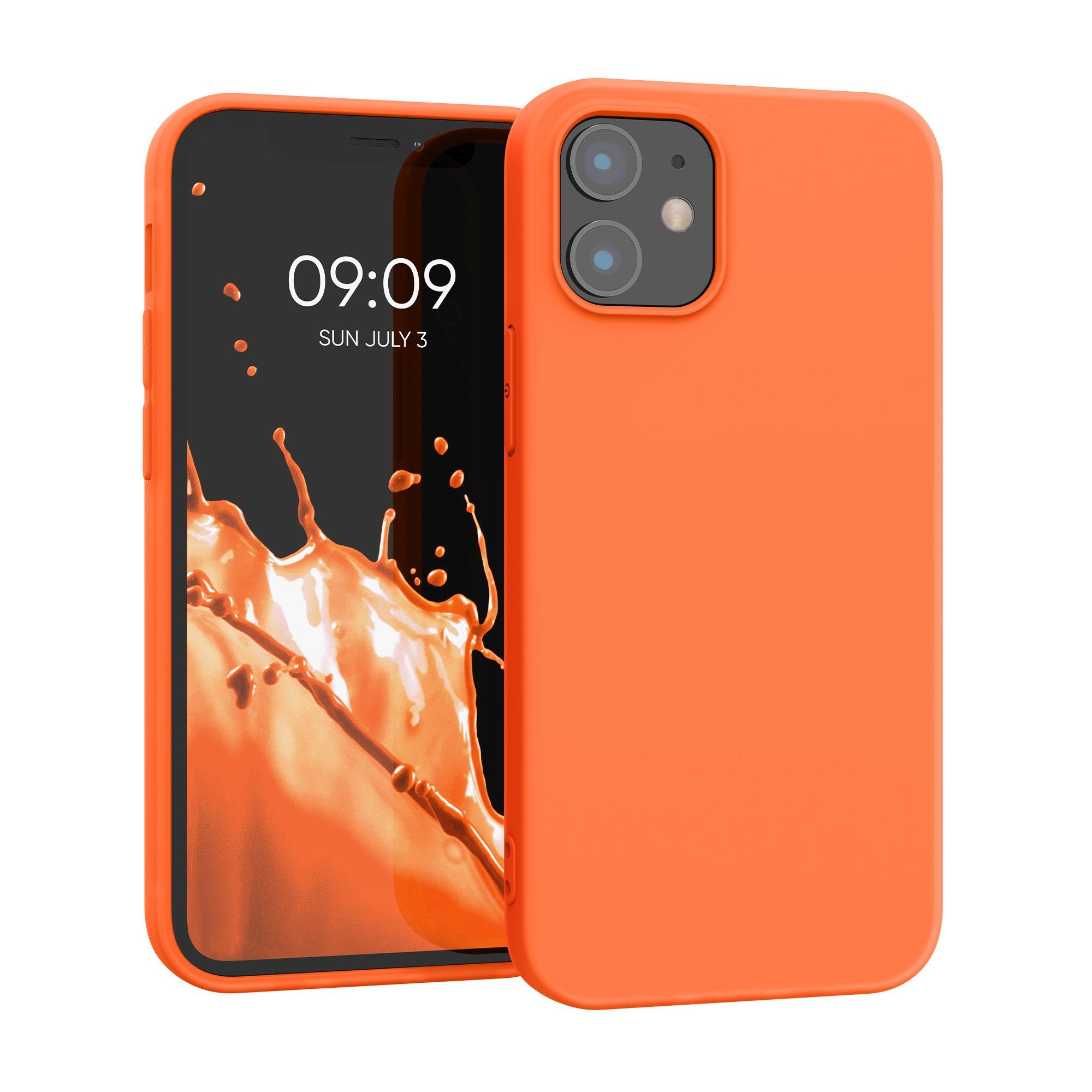 kwmobile Handyhülle Hülle für Apple iPhone 12 mini, Hülle Silikon - Soft Handyhülle - Handy Case Cover