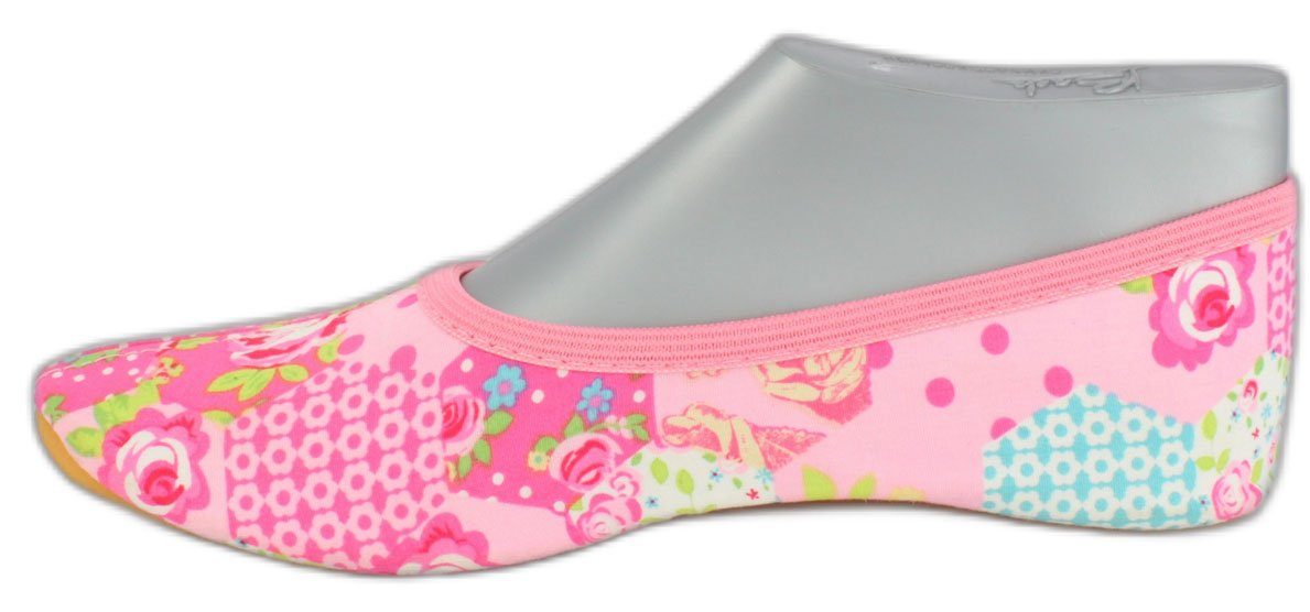 Beck Schläppchen Roses Gymnastikschuh Aus Baumwolle