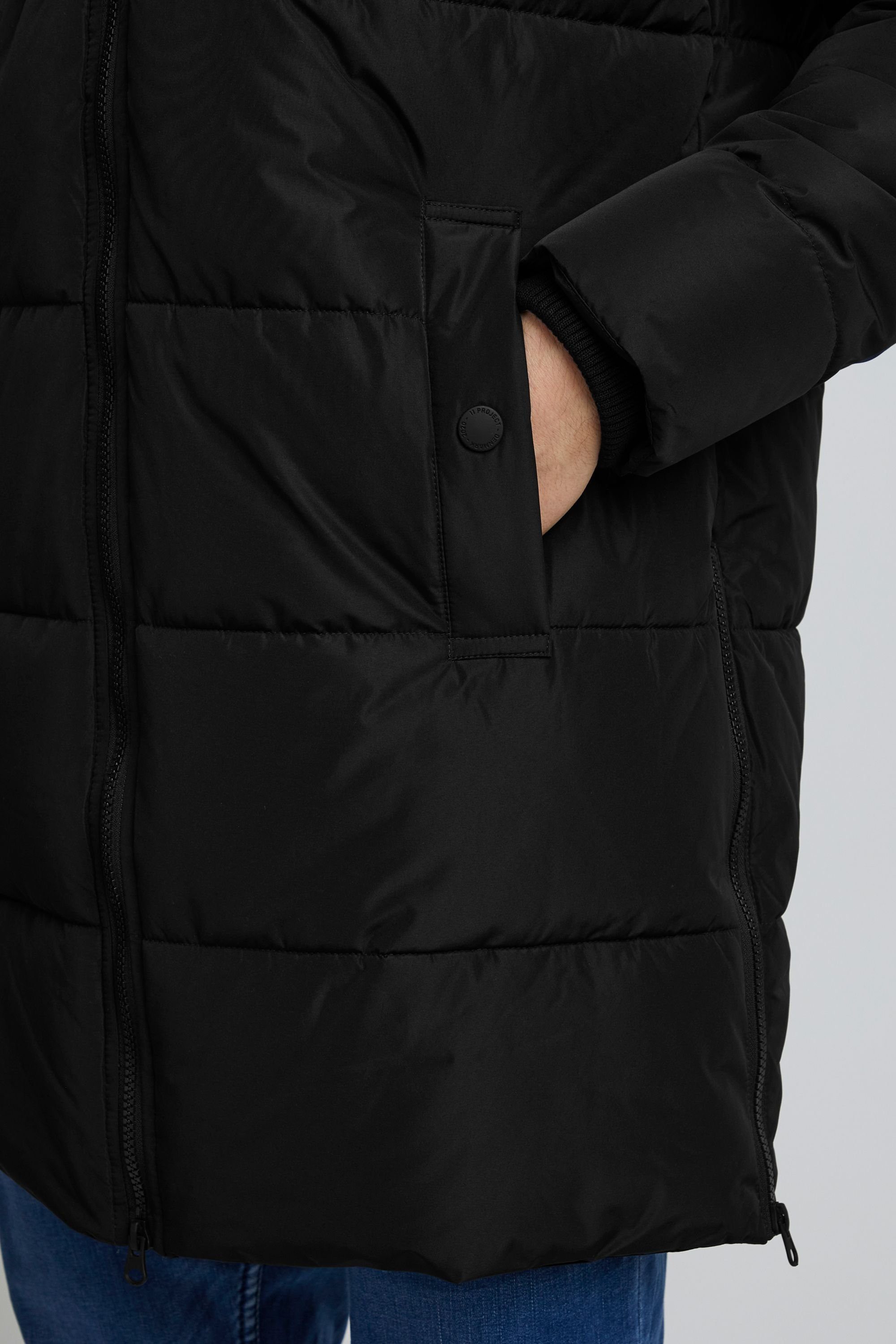 11 Project Parka 11 Parka Black Long quilted Project Tibor