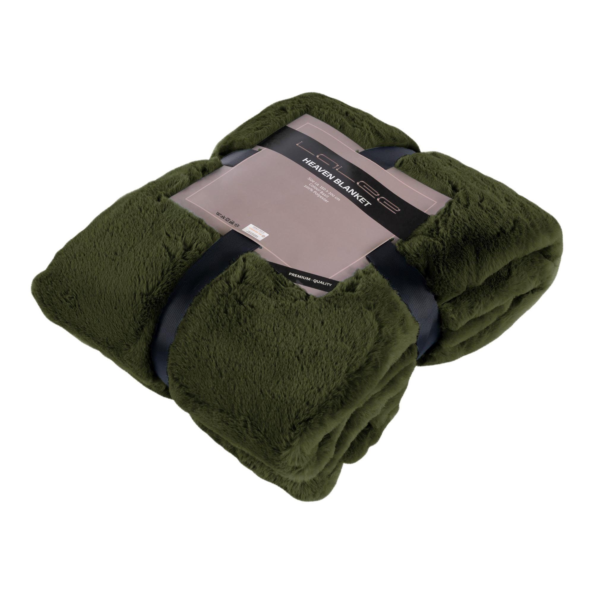 Wohndecke HEAVEN, GMD Living, flauschige Wohndecke in Felloptik, 150 x 200 günstig online kaufen