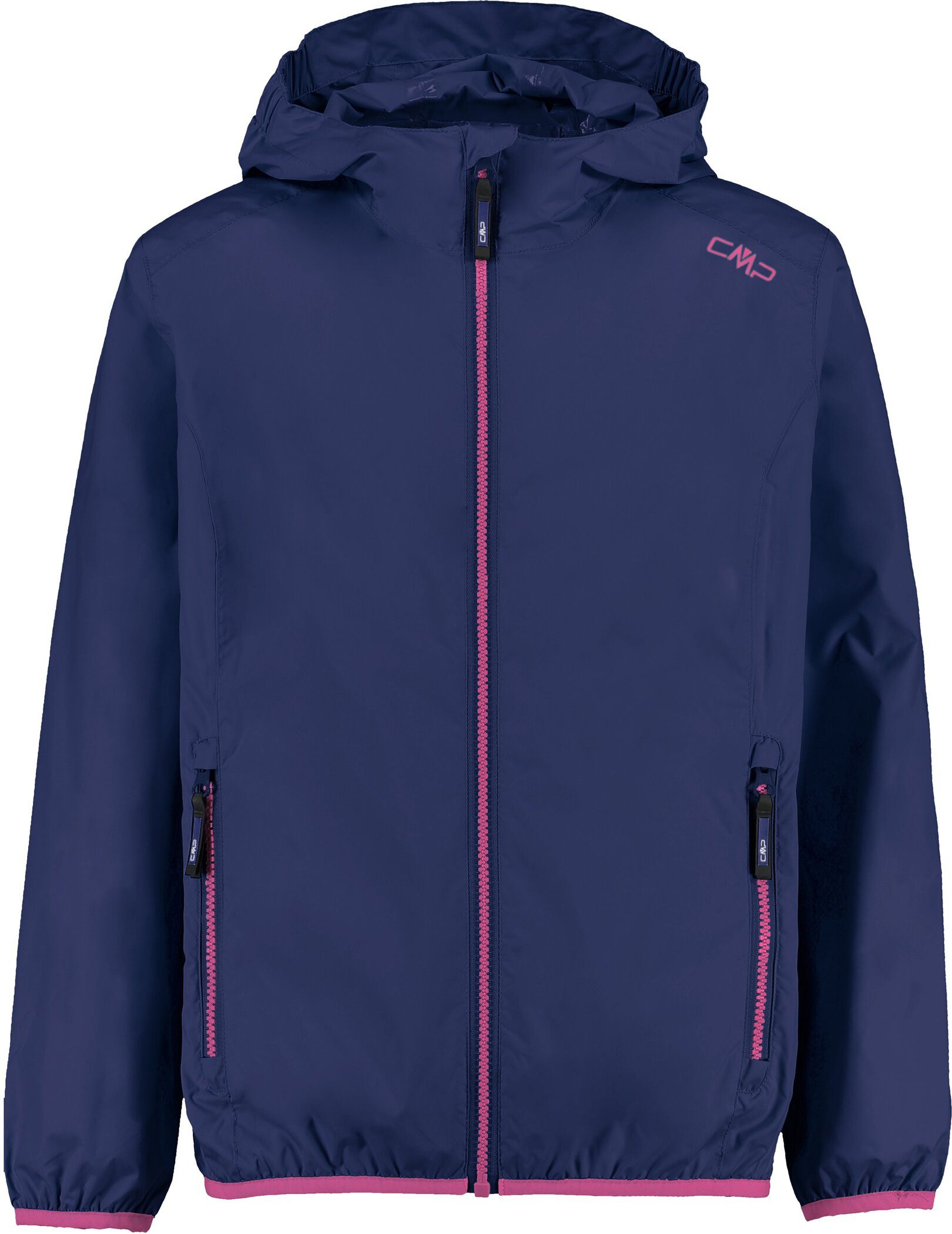 CMP Regenjacke KID G JACKET RAIN FIX HOOD für Kinder, mit Kapuze, wind- und wasserdicht, Wassersäule 5000