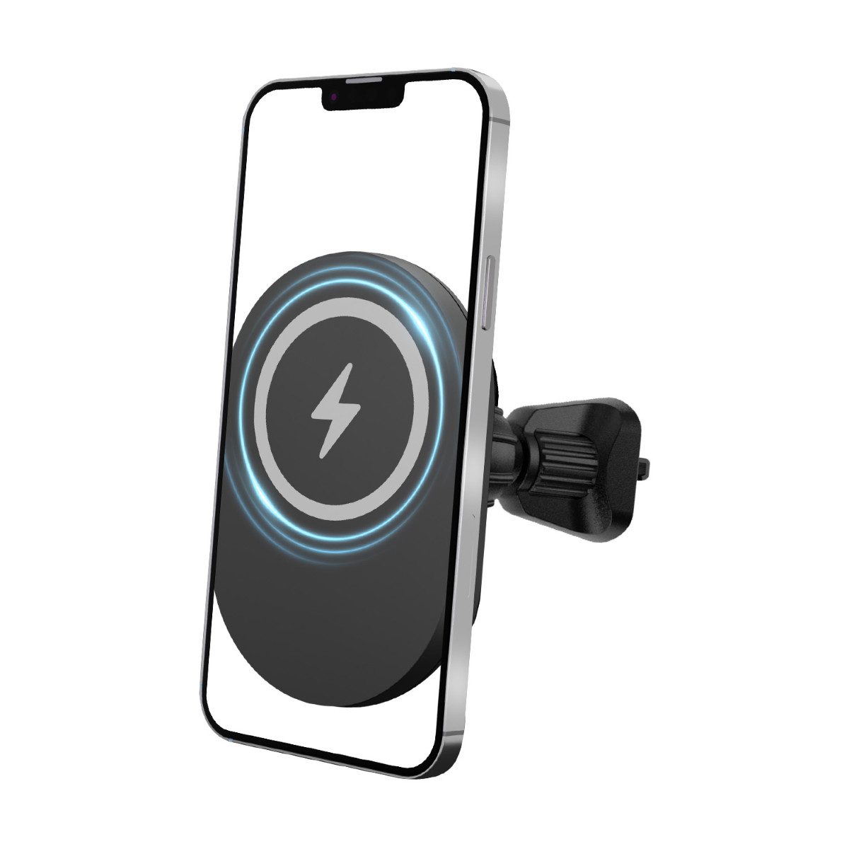 Forever US-K-MS Wireless Charger (2000 mA, Magnetische Kfz-Halterung mit kabelloser Ladefunktion)