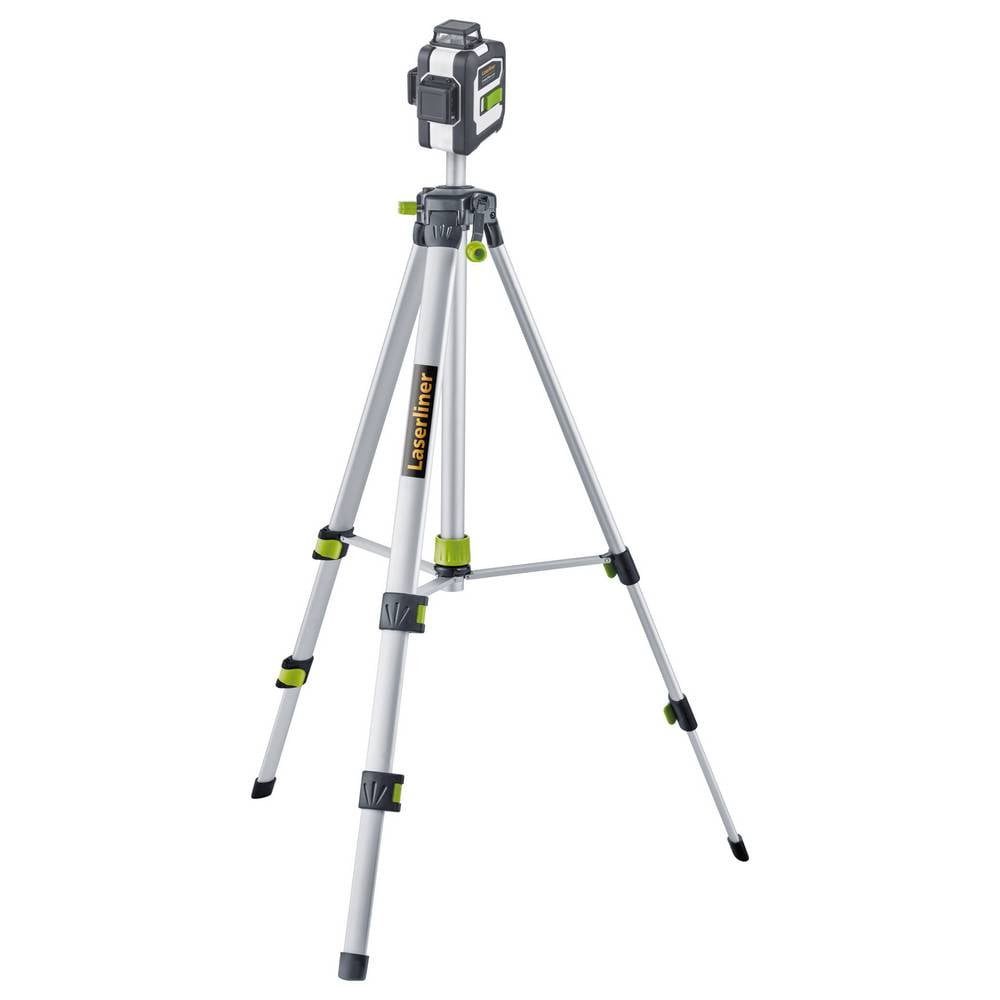 LASERLINER Nivellierkeil Dreidimensionaler Laser horizontalem und zwei Laserkreisen 036.299E, inkl. Tasche, inkl. Stativ