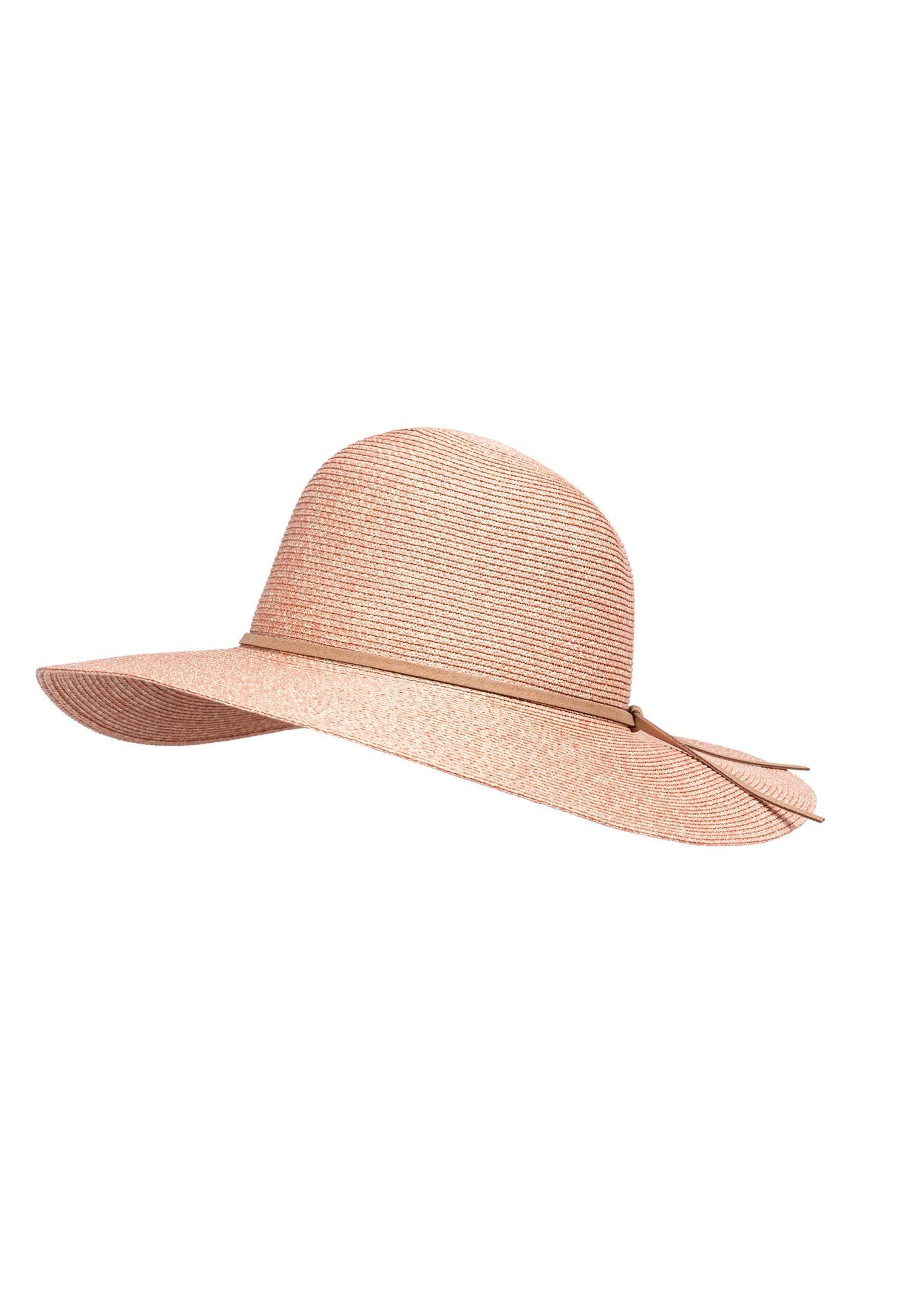 Caspar Strohhut HT023 eleganter großer Damen Sommerhut Sonnenhut mit breiter Krempe und schmalem Schleifenband