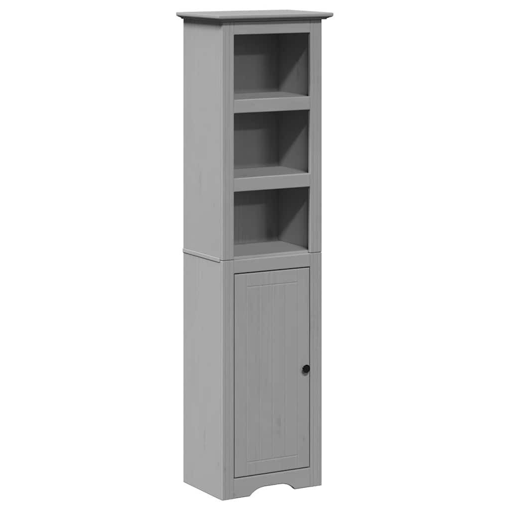 Badezimmer-Set Badschrank BODO Grau 44x30x160 cm