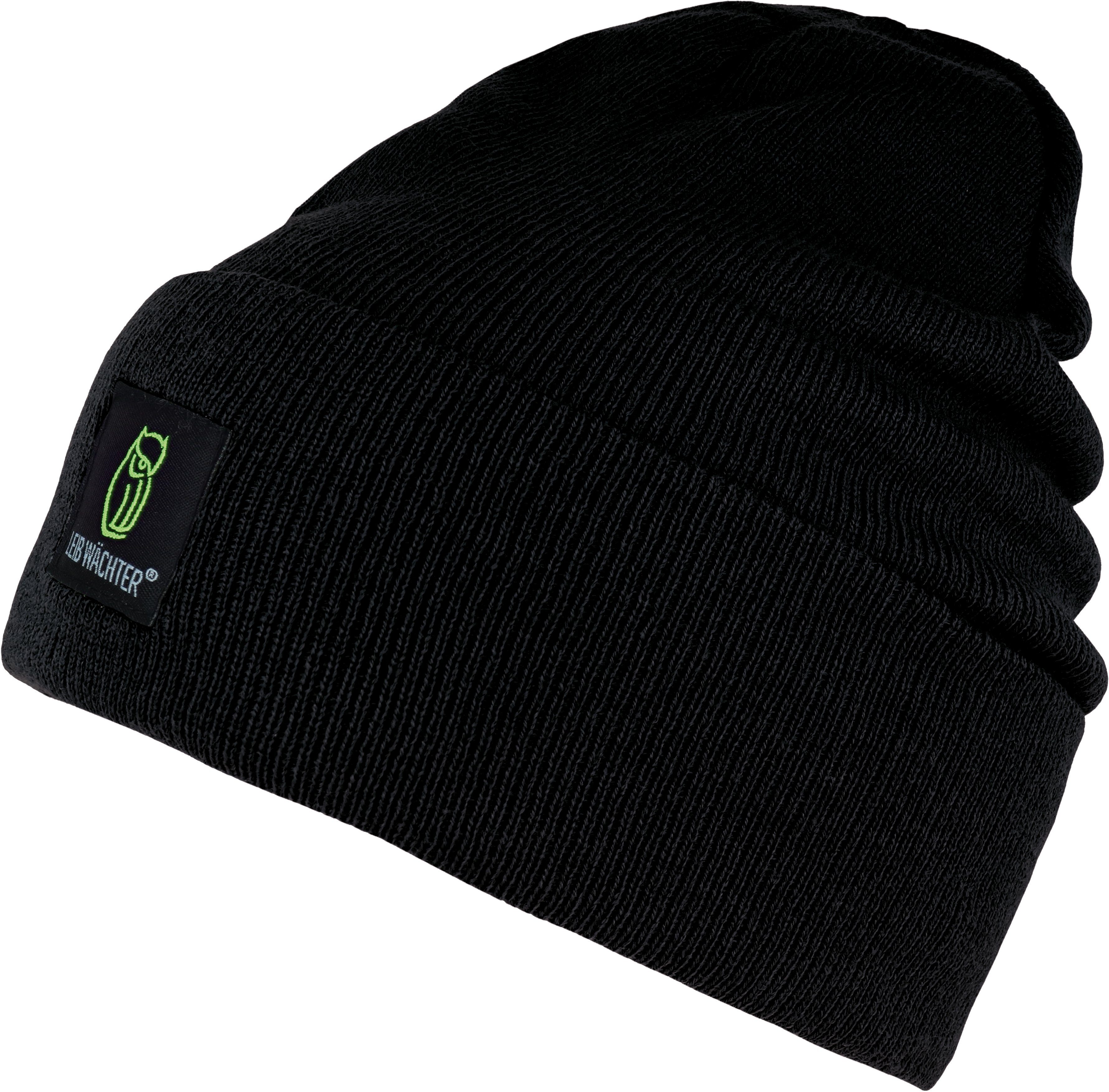 Leibwächter Strickmütze Leibwächter Beanie Mütze schwarz – Bild 3 von 3
