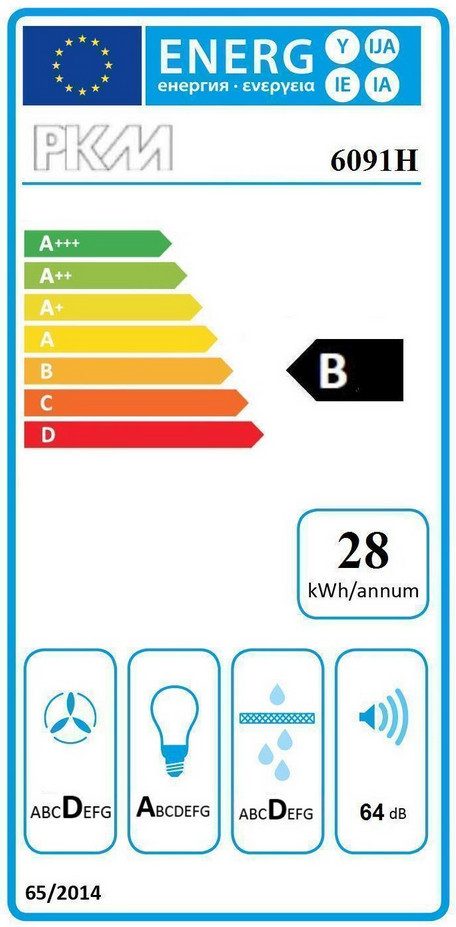 Energieeffizienzklasse: 