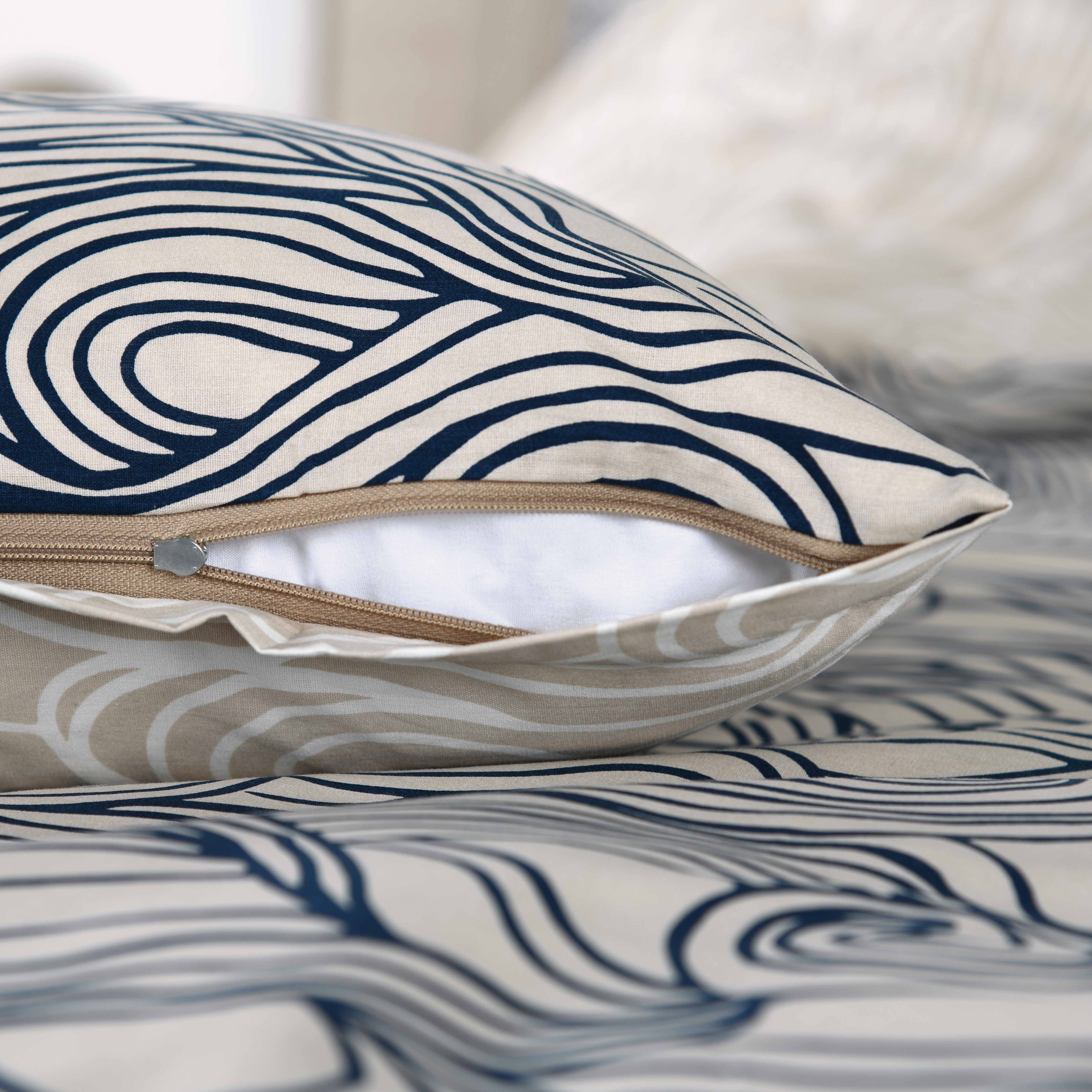 TOM TAILOR HOME Bettwäsche WAVES, Renforcé, 2 teilig, new bedroom, gewebtes Label