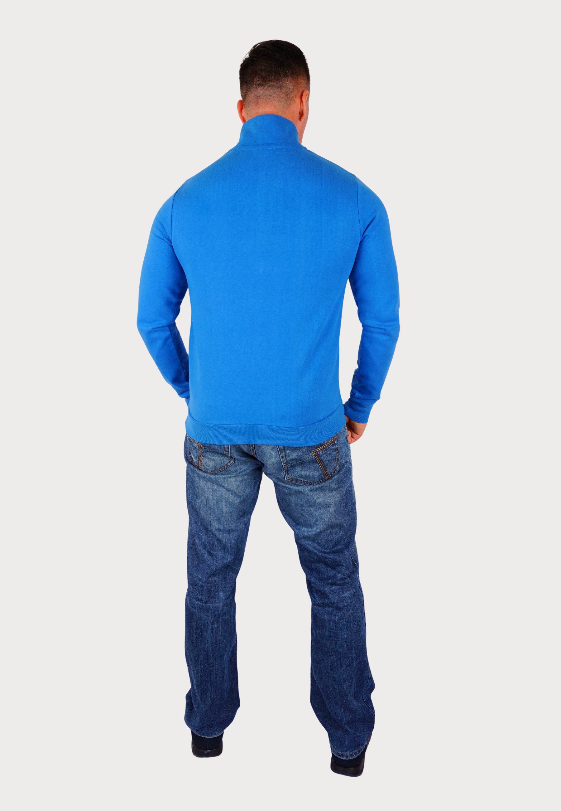 U.S. Polo Assn. Sweatshirt Pullover Sweater Half Zip (1-tlg)
