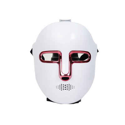 Gontence Dermaroller LED Lichttherapie Maske, 7 Farben Lichttherapie, LED Gesichtsmaske Lichttherapie für Anti-Aging Haut Verjüngung