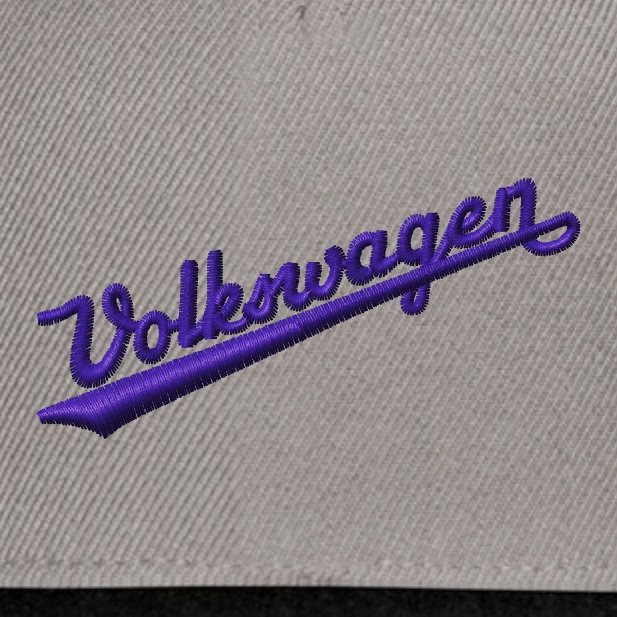 Spreadshirt Snapback Cap Volkswagen VW Logoschriftzug Retro Stick Snapback Cap (1-St)