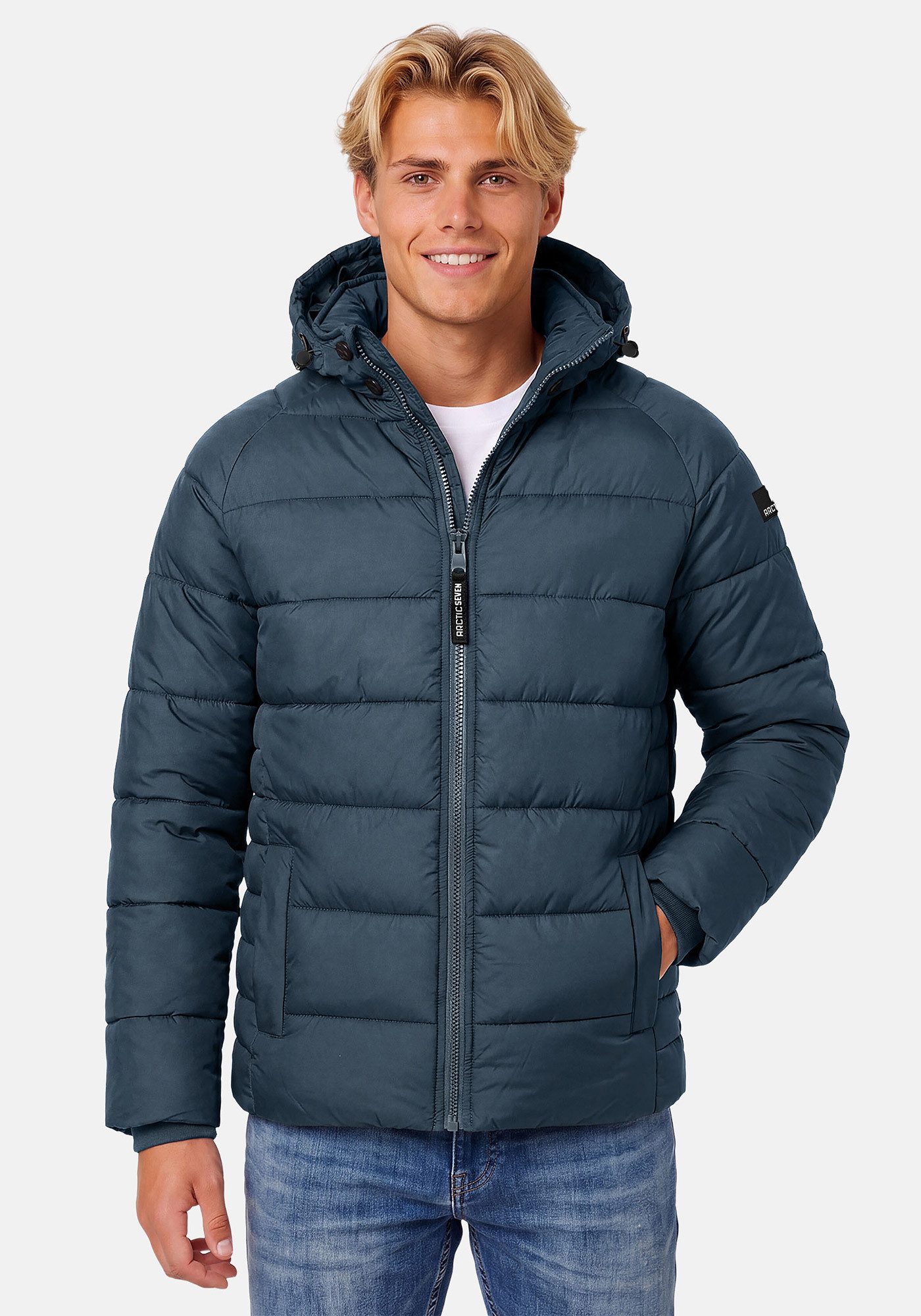 Arctic Seven Winterjacke ASRodrii mit warmem Teddyfell und abnehmbarer Kapuze – Bild 2 von 5