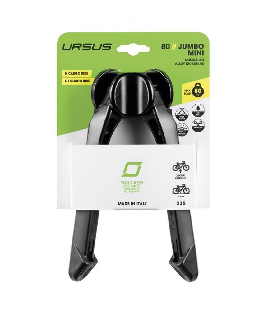 URSUS Fahrradständer Ursus Jumbo Evo Mini Zweibeinständer 235 mm, schwarz, für 20\"-Räder