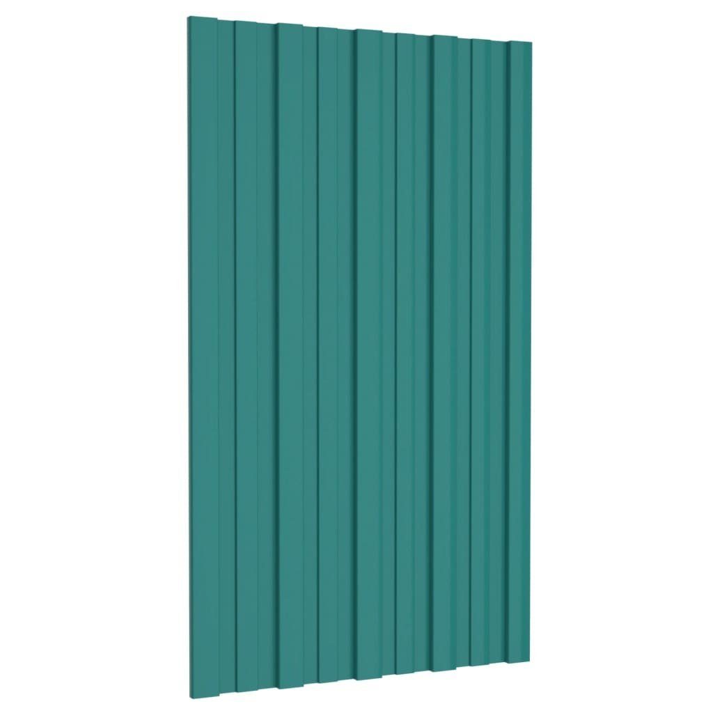 vidaXL Deckenplatten Dachpaneele 12 Stk. Verzinkter günstig online kaufen