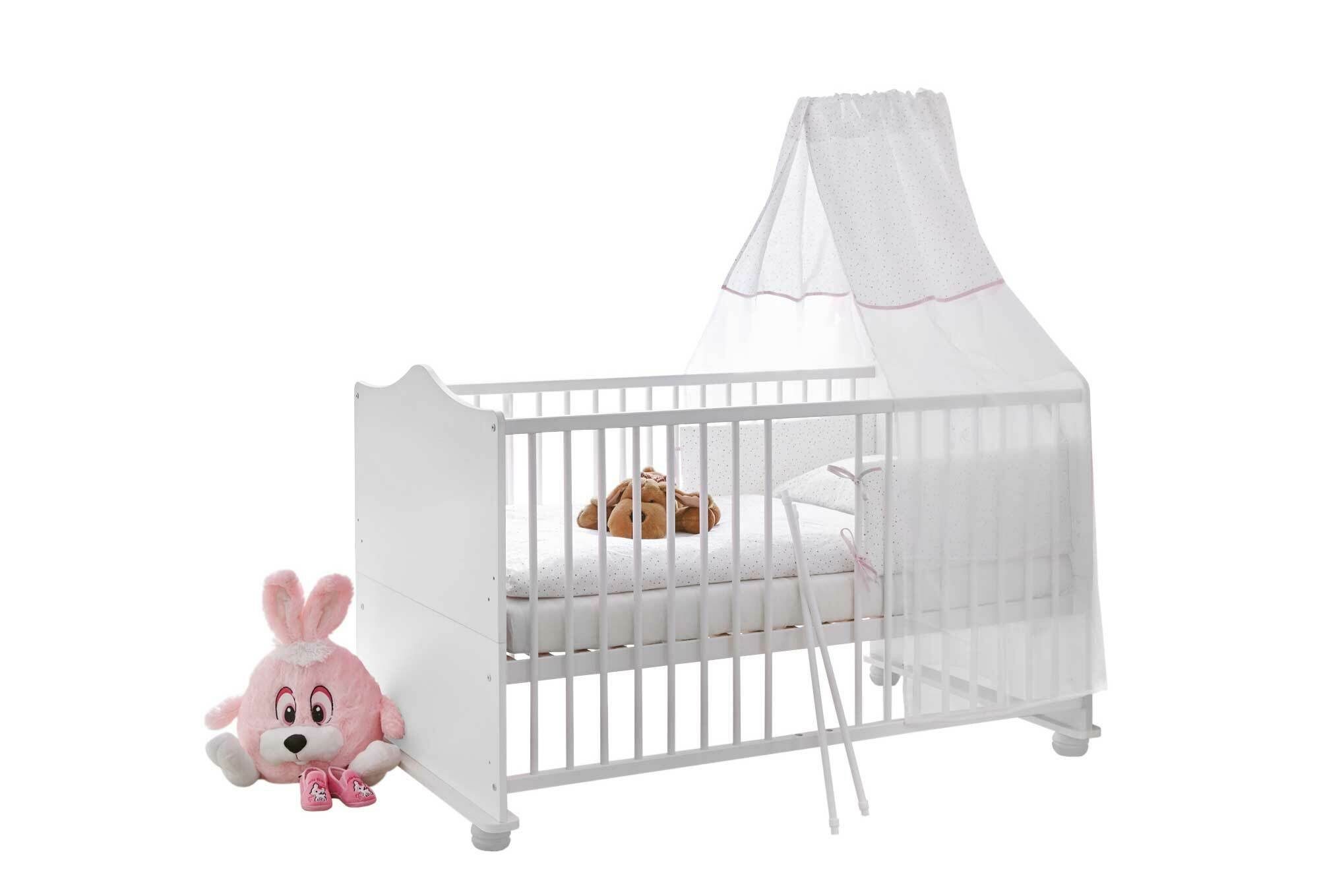 Babybett Babybett Prinzessin Weiß