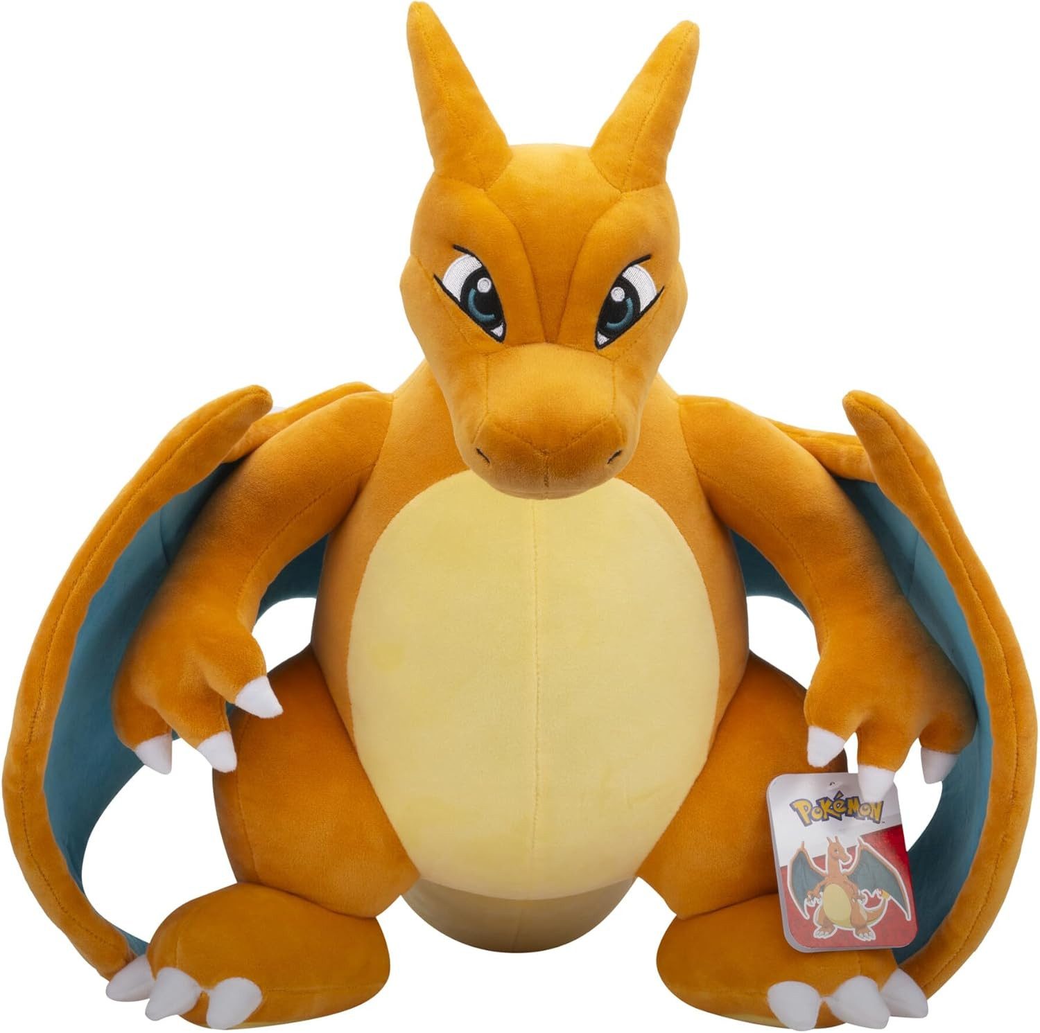 Jazwares Kuscheltier Pokémon Glurak Kuscheltier 60 cm – Jazwares offiziell lizenziert
