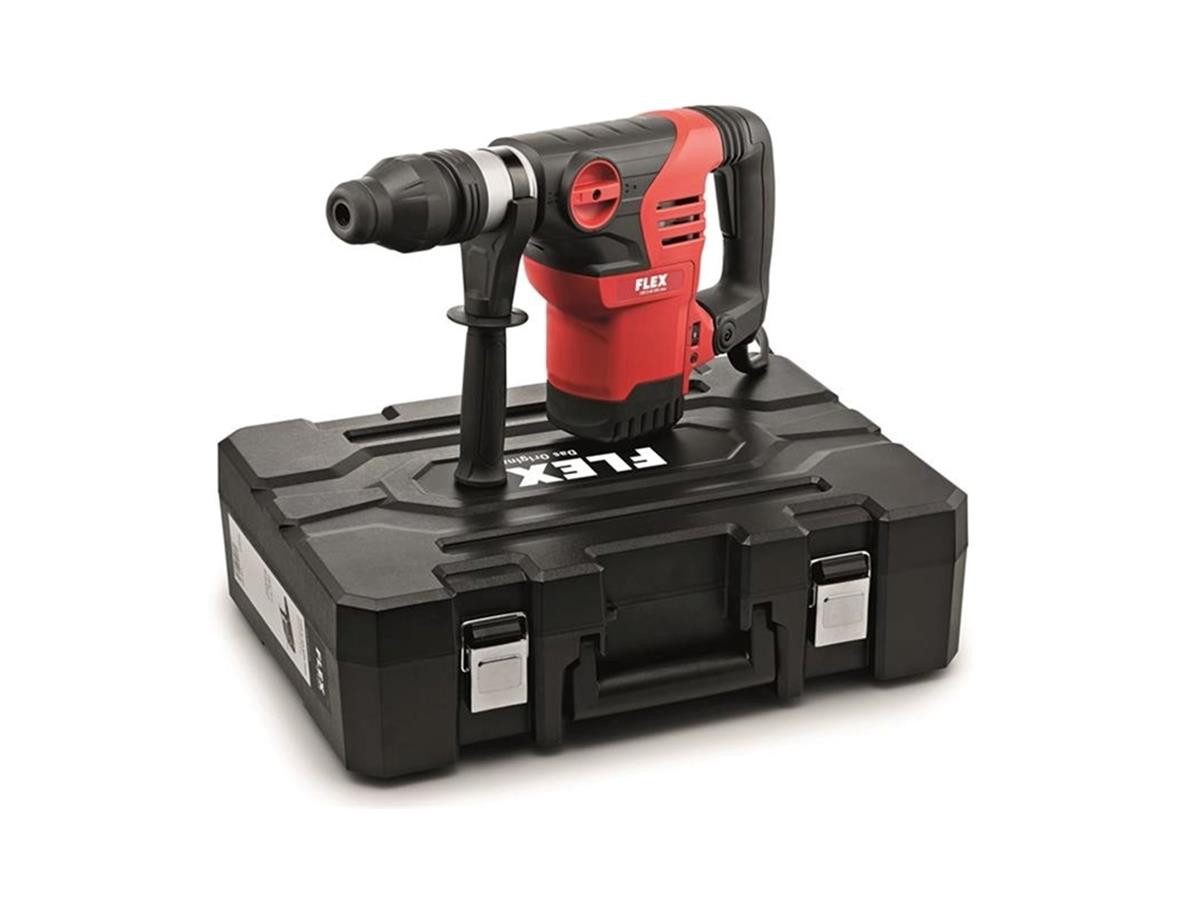 Flex Bohrhammer CHE 5-40, 230 V, max. 380 U/min, (Set, 5-tlg., Transportkoffer, Handgrif, Falchmeißel,Spitzmeißel)