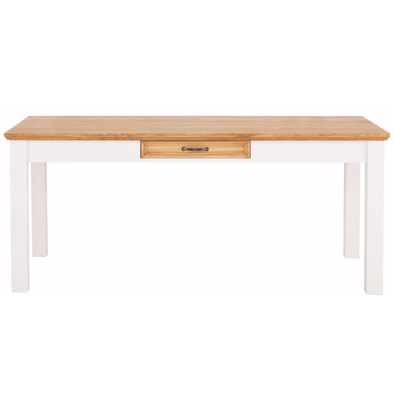 OTTO home Esstisch Selma, mit Schublade, aus massivem Kiefernholz, Breite 140 oder 180 cm