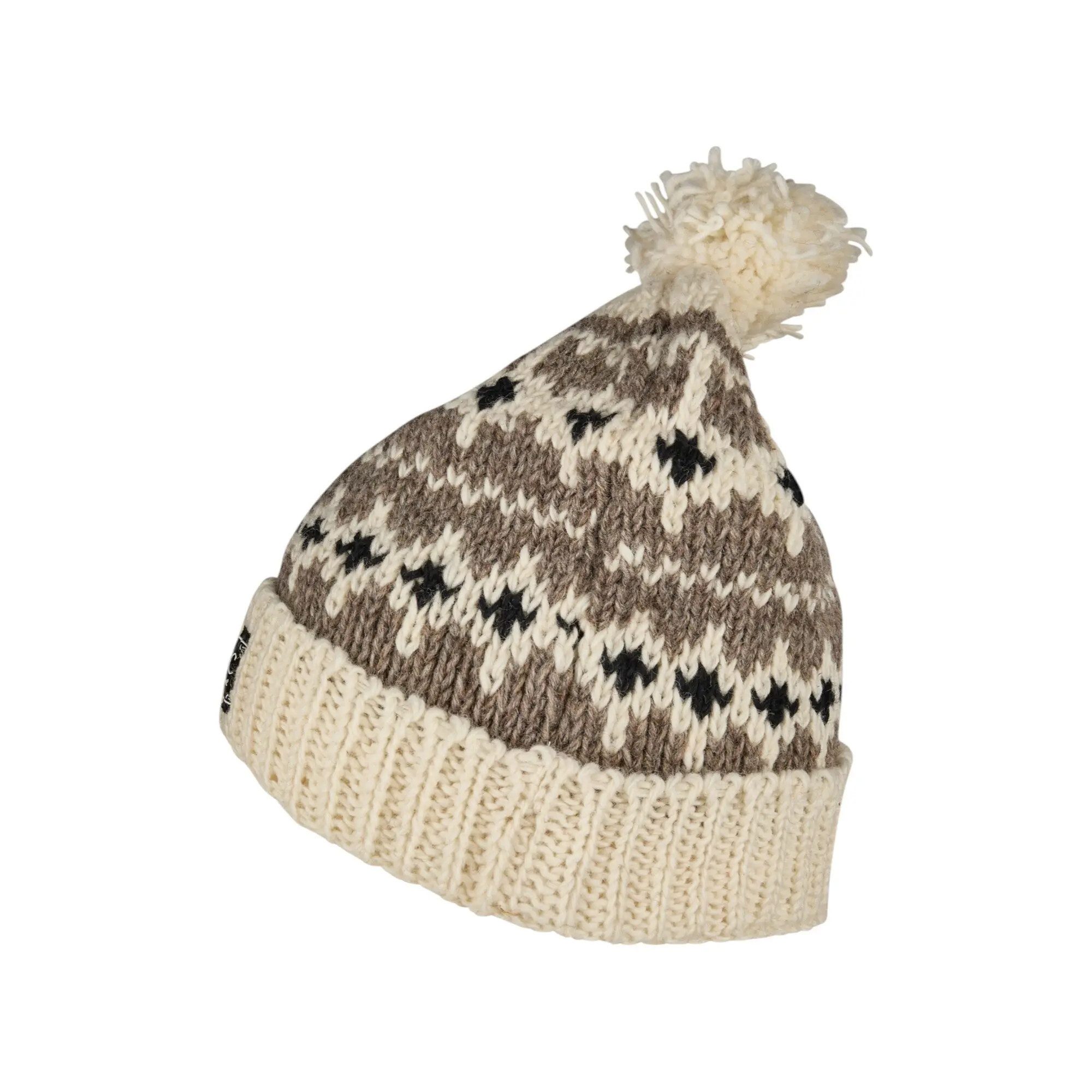 THC Natural Line Bommelmütze THC Schafwoll Pudelmütze 507 (1 Stück, 1-St., 1 Stück) Innenfutter: Fleece